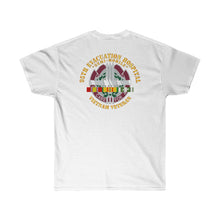 Load image into Gallery viewer, Unisex Ultra Cotton Tee - 95th Evacuation Hospital with SVC Ribbon - Vietnam  - Front/Back
