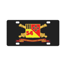 Load image into Gallery viewer, Army - 54th Artillery Group w Br - Ribbon - X 300 Classic License Plate
