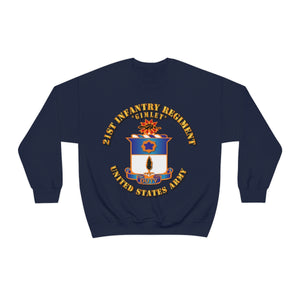 Unisex Heavy Blend Crewneck Sweatshirt - Army - 21st Infantry Regt - Gimlet