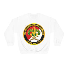 Load image into Gallery viewer, Unisex Heavy Blend Crewneck Sweatshirt - Army - 3rd Armored Cavalry Regiment DUI - Red White - Blood and Steel
