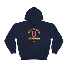 Load image into Gallery viewer, Unisex Heavy Blend™ Hooded Sweatshirt - Army - 1st Signal Bde SSI w VN SVC
