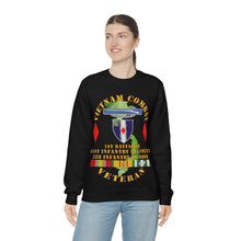 Load image into Gallery viewer, Unisex Heavy Blend Crewneck Sweatshirt - Army - Vietnam Combat Vet - 1st Bn 61st Infantry - 5th Inf Div Ssi
