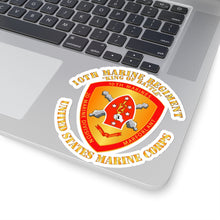 Load image into Gallery viewer, Kiss-Cut Stickers - USMC - 10th Marine Regiment - King of Battle
