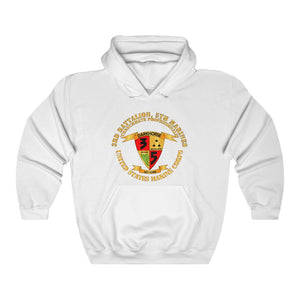 Unisex Heavy Blend™ Hooded Sweatshirt - USMC - 3rd Battalion, 5th Marines - Dark Horse