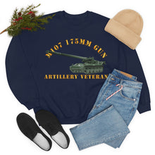 Load image into Gallery viewer, Unisex Heavy Blend Crewneck Sweatshirt - Army - M107 - 175mm Gun - Artillery Veteran
