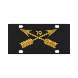 SOF - 19th SFG Branch wo Txt Classic License Plate