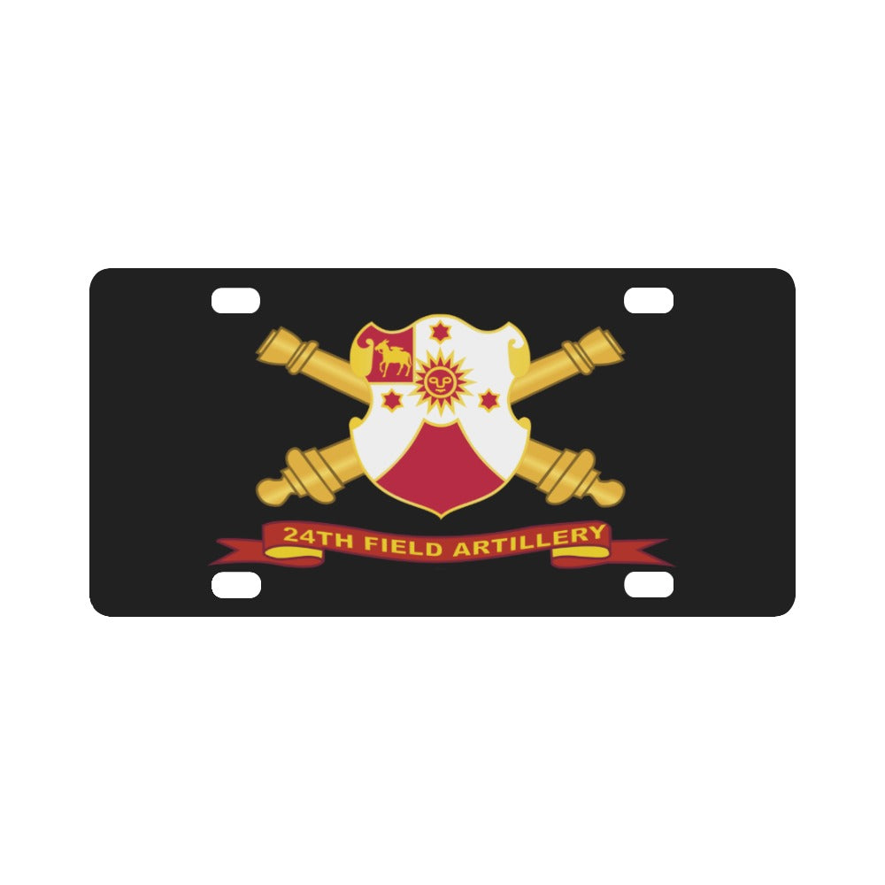 Army - 23rd Field Artillery Battalion w Br - Ribbon Classic License Plate