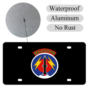 [Made in USA] Custom Aluminum Automotive License Plate 12" x 6" - Army - 56th Artillery Command - Pershing