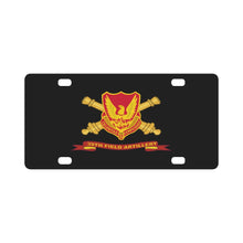 Load image into Gallery viewer, Army - 39th Field Artillery w Br - Ribbon Classic License Plate
