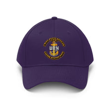 Load image into Gallery viewer, Unisex Twill Hat - Navy - Rate - Navy Chief Petty Officer - Direct to Garment (DTG) - Printed
