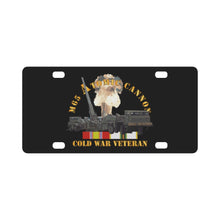 Load image into Gallery viewer, Army - M65 Atomic Cannon - Cold War Vet w COLD SVC Classic License Plate
