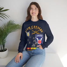 Load image into Gallery viewer, Unisex Heavy Blend Crewneck Sweatshirt - Army - 17th Cavalry (Air CAv) - 11th Airborne Division w SVC
