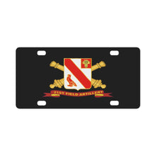 Load image into Gallery viewer, Army - 21st Field Artillery w Br - Ribbon Classic License Plate
