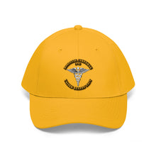 Load image into Gallery viewer, Unisex Twill Hat - Navy - Rate - Navy Hospital Corpsman - Direct to Garment (DTG) - Printed
