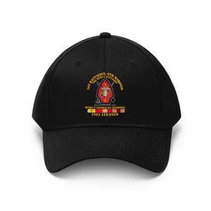 Unisex Twill Hat - USMC - 1st Bn, 8th Marines - Beirut barracks bombing w SVC - Hat - Direct to Garment (DTG) - Printed