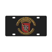 Load image into Gallery viewer, SOF - 7th SFG - Flash - w AFG Band Classic License Plate
