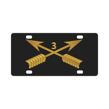 Load image into Gallery viewer, SOF - 3rd SFG Branch wo Txt Classic License Plate
