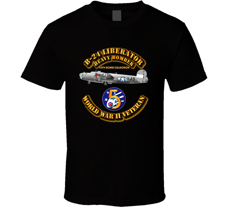 AAC - 22BG - 19th BS - B-24 - 5th AF T Shirt