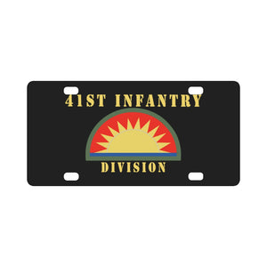 Army - 41st Infantry Division X 300 - Hat Classic License Plate