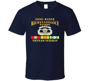 Army - Long Range Reconnaissance Patrol, Vietnam Veteran, with Vietnam Service Ribbons - T Shirt, Premium and Hoodie