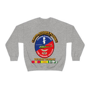 Unisex Heavy Blend Crewneck Sweatshirt - Army - Casper Aviation Platoon - Vietnam Veteran - w Txt