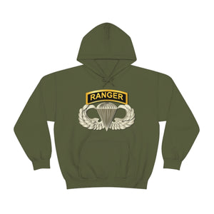 Unisex Heavy Blend Hooded Sweatshirt - SOF - Airborne Badge - Ranger Tab