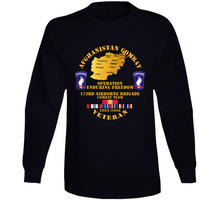 Load image into Gallery viewer, Army - Afghanistan Veteran, 173rd Airborne Brigade, Operation Enduring Freedom, (2005-2006) Long Sleeve
