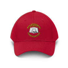 Load image into Gallery viewer, Unisex Twill Hat - Navy - Rate - Mess Management Specialist - Direct to Garment (DTG) - Printed
