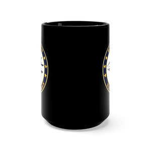 Black Mug 15oz - Navy - Radioman - RM - Veteran