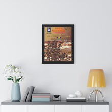 Load image into Gallery viewer, Framed Vertical Poster - Army - 369th Infantry Regiment "Harlem Hellfighters", World War I, "Let's Go Hellfighters, Over the Top"
