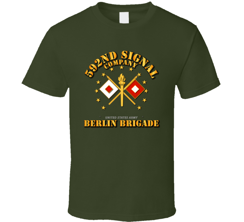 592d Signal Company - Berlin Brigade T Shirt, Premium and Hoodie