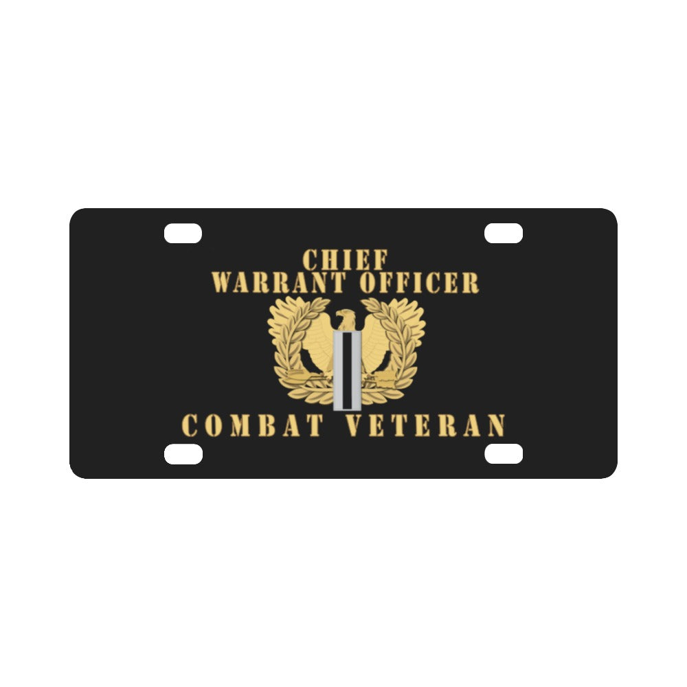 Army - Chief Warrant Officer 5 - CW5 - Combat Veteran Classic License Plate