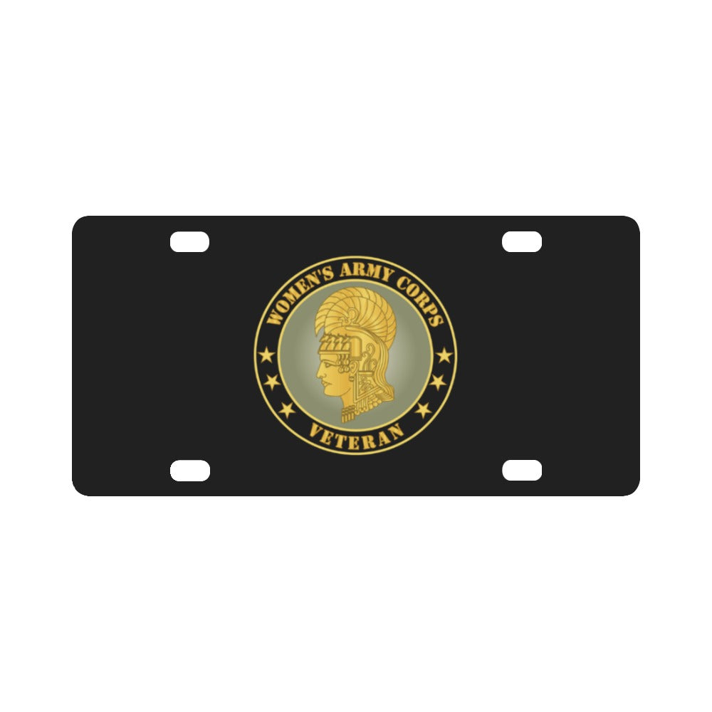 Army - Women's Army Corps Veteran Classic License Plate