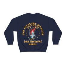 Load image into Gallery viewer, Unisex Heavy Blend Crewneck Sweatshirt - Army - 2nd Infantry Division - ImJin Scout -DMZ Missions
