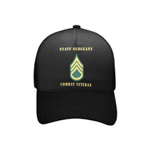 Load image into Gallery viewer, Army - Staff Sergeant - SSG - Combat Veteran - Hats
