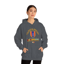 Load image into Gallery viewer, Unisex Heavy Blend™ Hooded Sweatshirt - Army - 1st Signal Bde SSI w VN SVC
