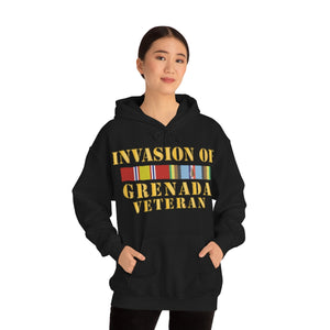 Unisex Heavy Blend™ Hooded Sweatshirt - Army - Grenada Invasion Veteran w EXP SVC