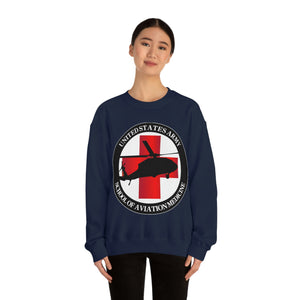 Unisex Heavy Blend Crewneck Sweatshirt - Army MEDEVAC Critical Care Flight Paramedics V1