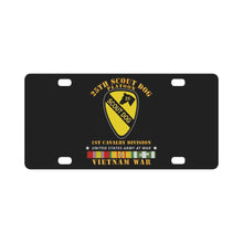 Load image into Gallery viewer, Army - 25th Field Artillery w Br - Ribbon Classic License Plate
