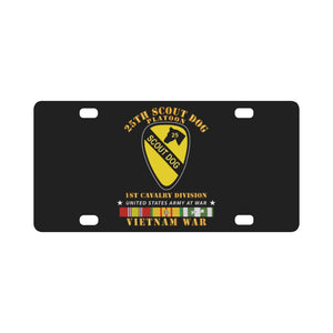 Army - 25th Field Artillery w Br - Ribbon Classic License Plate