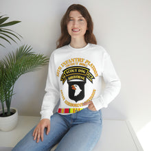 Load image into Gallery viewer, Unisex Heavy Blend Crewneck Sweatshirt - Army - 58th Infantry Platoon - Scout Dog - w VN SVC
