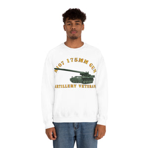 Unisex Heavy Blend Crewneck Sweatshirt - Army - M107 - 175mm Gun - Artillery Veteran