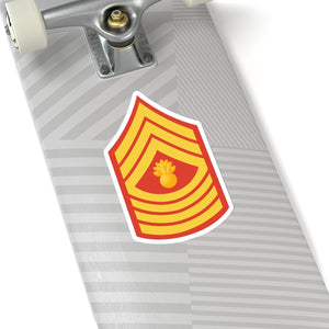 Kiss-Cut Stickers - USMC - Enlisted Insignia - E9 - Master Gunnery Sergeant (MGySgt) - Dress Blue wo Txt X 300