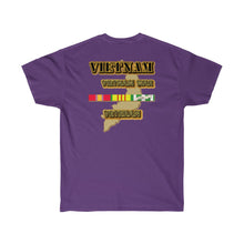 Load image into Gallery viewer, Unisex Ultra Cotton Tee - 5th Special Forces Group (Airborne) Beret/Dagger - Vietnam Veteran with Vietnam Map
