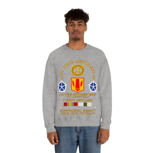 Unisex Heavy Blend Crewneck Sweatshirt - Army - 41st FA Group - Babenhausen, Germany w COLD SVC