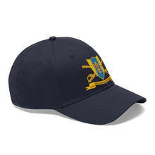 Load image into Gallery viewer, Unisex Twill Hat - Army - 4th Cavalry Regiment w Br - Ribbon - Direct to Garment (DTG) Printing
