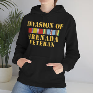 Unisex Heavy Blend™ Hooded Sweatshirt - Army - Grenada Invasion Veteran w EXP SVC