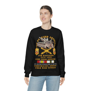 Unisex Heavy Blend Crewneck Sweatshirt - Army - 2nd Bn 83rd Artillery w M110 - Babenhausen Germany w COLD SVC