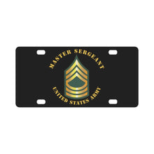 Load image into Gallery viewer, Army - Master Sergeant - MSG Classic License Plate
