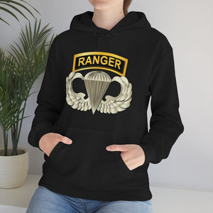 Unisex Heavy Blend Hooded Sweatshirt - SOF - Airborne Badge - Ranger Tab